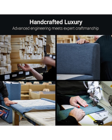 Jay-Be Brushed Twill Footstool Bed with Comfort Mattress