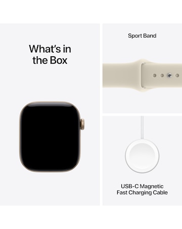 Apple Watch Series 12 GPS + Cellular 42mm - Gold Aluminium/Sand Sport - M/L