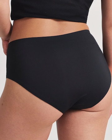 Sloggi (2 Pack) Zero One Midi Knickers Black