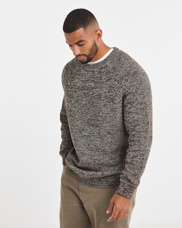 Cotton Twist Crew Neck Jumper