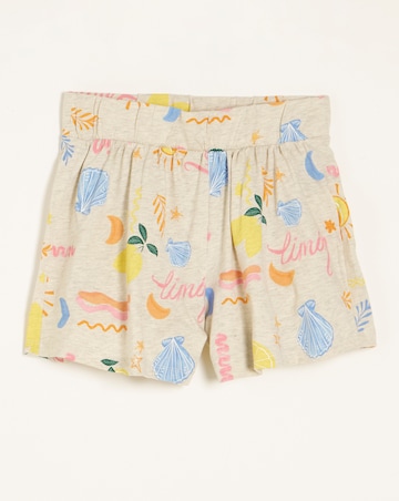 Lemon Print Value Shortie Set