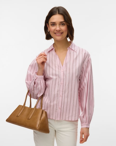 Vero Moda Gina Stud Stripe Shirt