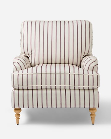 Wisteria Striped Armchair