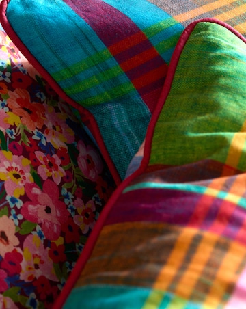 Sophie Robinson Wanderweave Ikat Check Duvet Cover Set