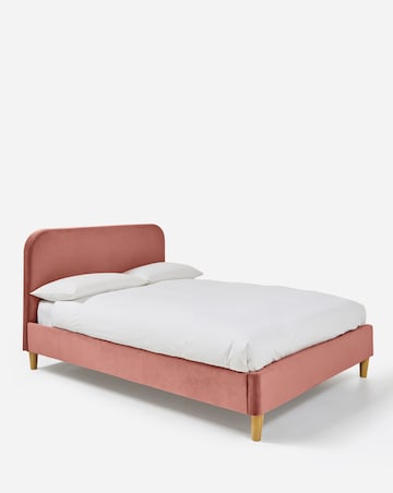 Emery Velvet Bedframe with mattress