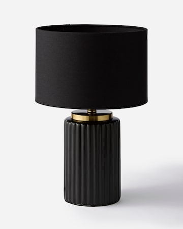 Fernley Ribbed Ceramic Table Lamp