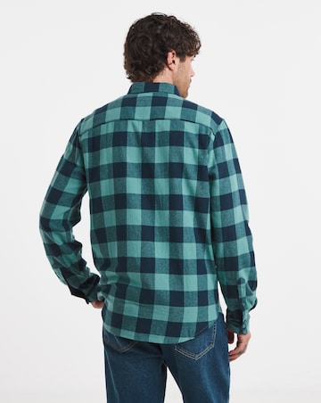 Long Sleeve Check Flannel Shirt