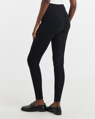 Black Jersey High Waisted Leggings