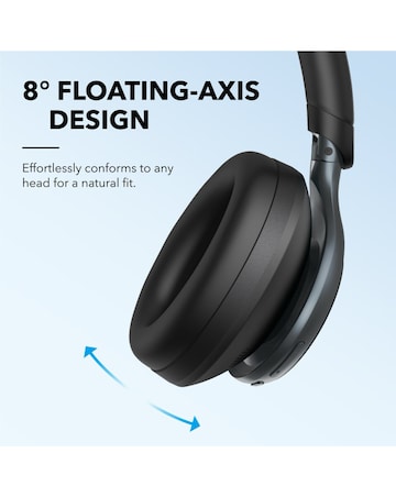 Soundcore Space One Noise Cancelling Over-Ear Headphones - Black