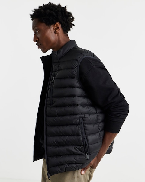 New In - Black Lightweight Padded Gilet