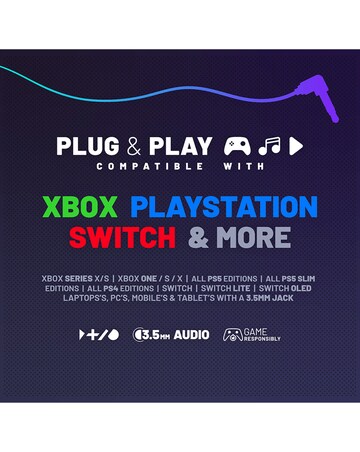 Stealth PANTHER Gaming Headset for PS5, PS4, Xbox, Switch, PC - Blush