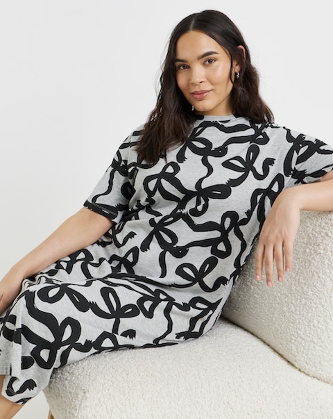 Pretty Secrets Value Bow Print Nightie