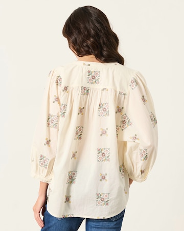 Fatface Ellen Emb Blouse