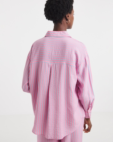 Stripe Pocket Detail Shirt