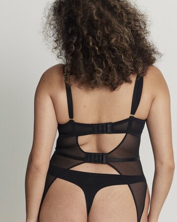 Ann Summers Sexy Lace Planet Basque Black
