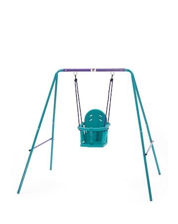 Plum 2 in 1 Swing Set - Purple/Teal