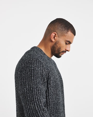 Jack & Jones Jaxon Crew Knit Jumper - Navy