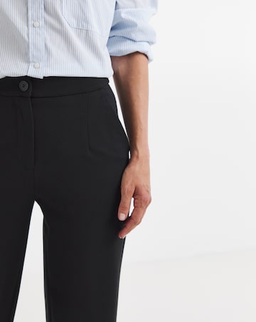 Black Ponte Straight Leg Trouser