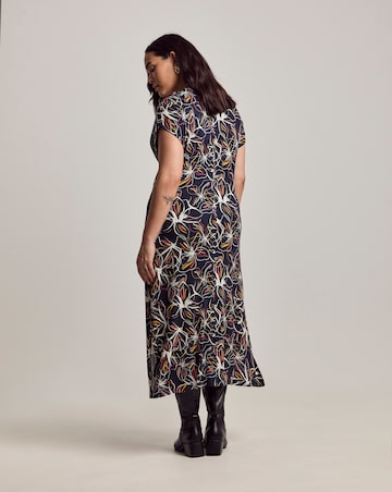 Julipa Petite Cap Sleeve Midi Dress