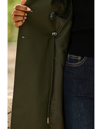 Sosandar Cinched Waist Trench Coat