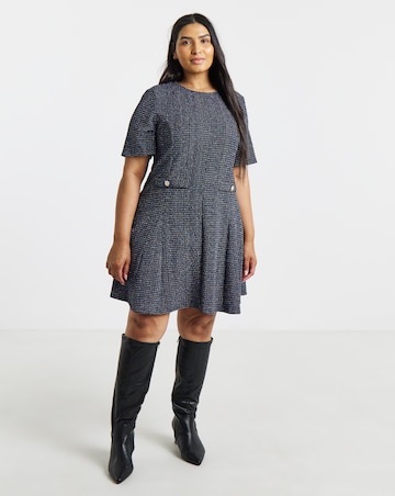 Simply Be Metallic Thread Mini Dress