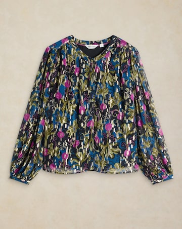 White Stuff Lana Metallic Top