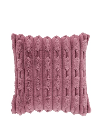 Bianca Carved Faux Fur Cushion