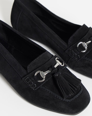 Heavenly Soles Prague Suede Diving Moccasin - Extra Wide Fit (EEE)