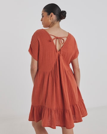 Cotton Mini Beach Dress