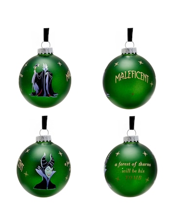 Disney Set of 7 Baubles - Villains