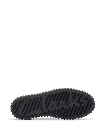 Clarks Torhill Lo Leather Shoe - Black