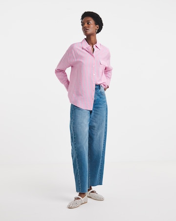 Stripe Pocket Detail Shirt