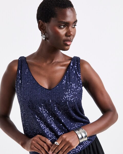 New In - Sequin Vest