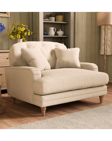 Florence Buttonback Snuggle Chair