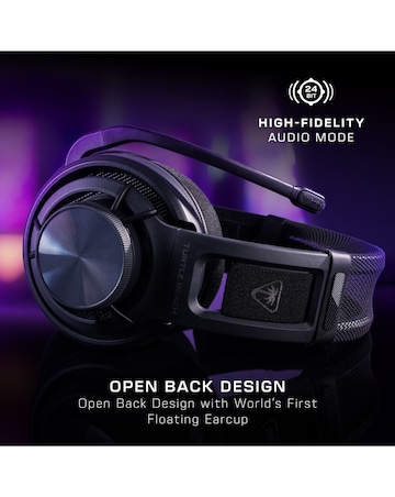 Turtle Beach Atlas Air Wireless Open-Back Gaming Headset for PC - Black