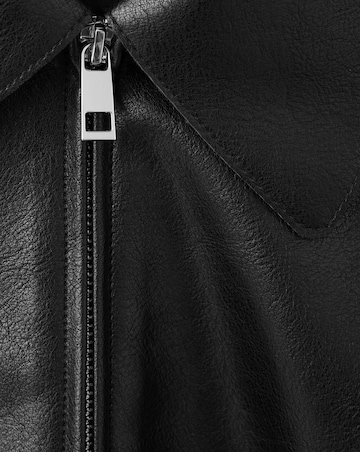 Mango Faux Leather Jacket