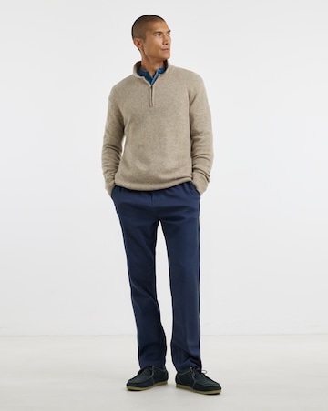 Fully Elasticated Comfort Waist Straight Chino Trouser