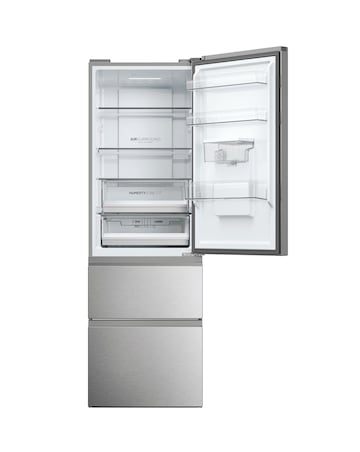 Haier Combi 3DR Series 5 HTW5618EWMG 180cm WTD Refrigerator Inox + Install