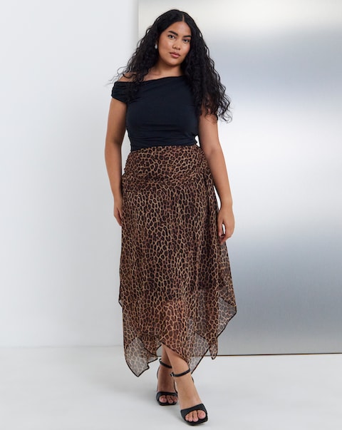 New In - Simply Be Midaxi Chiffon Skirt