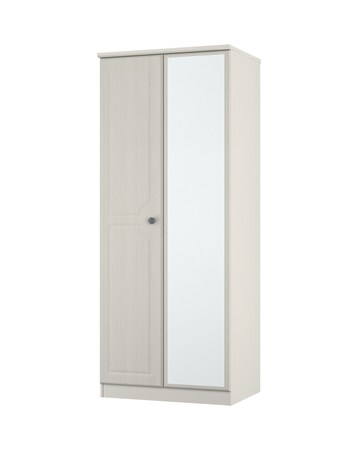 Peregrine Ready Assembled 2 Door Mirrored Wardrobe - Kids
