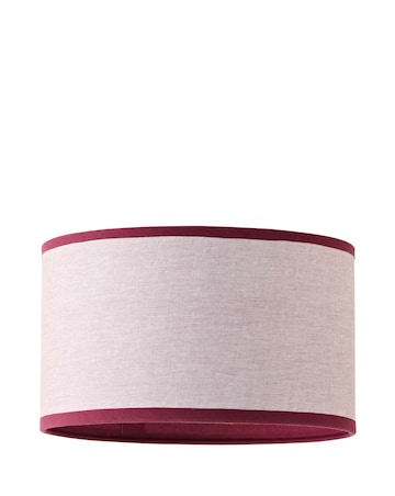 ValueLights Kiara Pink Woven Shade with Colour Match Inner Small