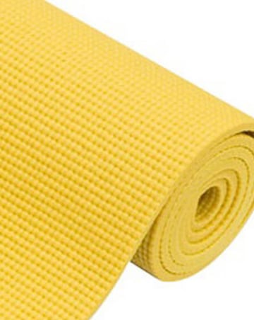 Davina McCall Yoga Mat & Foam Roller Set Yellow