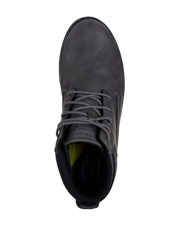 Skechers Waterproof Garlan Deno Boot - Charcoal
