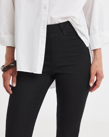 Black Stretch Bootcut Jeggings