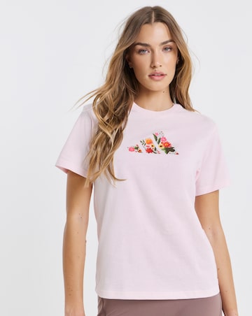 adidas Floral Logo T-Shirt