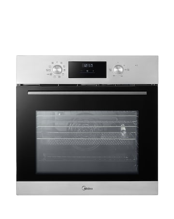Midea 9-Funct Built-In Single Oven Digital Timer Stain Steel + Installation