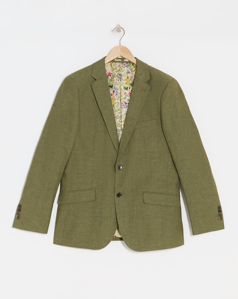 Joe Browns Khaki Linen Blend Suit Jacket