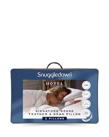 Snuggledown Hotel Goose Feather & Down Pillow