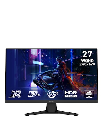 MSI MAG 274QF 27in 180Hz WQHD HDR Rapid IPS 0.5ms Flat Gaming Monitor