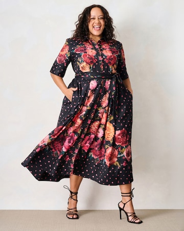 Hope & Ivy The Merrielle Shirt Dress